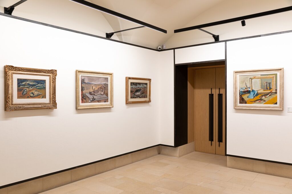 Foto dell'inaugurazione della mostra di Filippo De Pisis